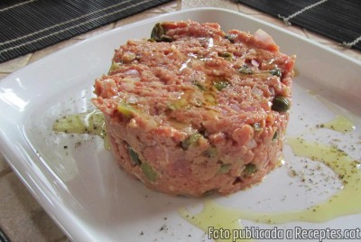 Steak tartar de vedella